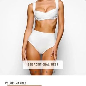 SKIMS Shaping Swim unlined underwire bikini NWT